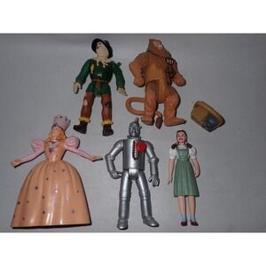 Vintage 1998 TREVCO Complete Set 6 Wizard of Oz Figures